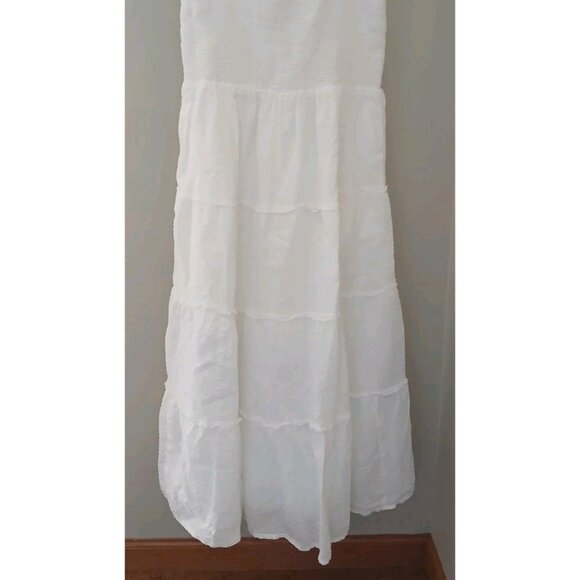 J. Crew Smocked Tiered Midi Dress - Picture 4 of 9
